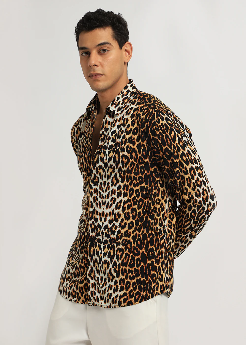 Leopard Print Full sleeve shirt - Image 4