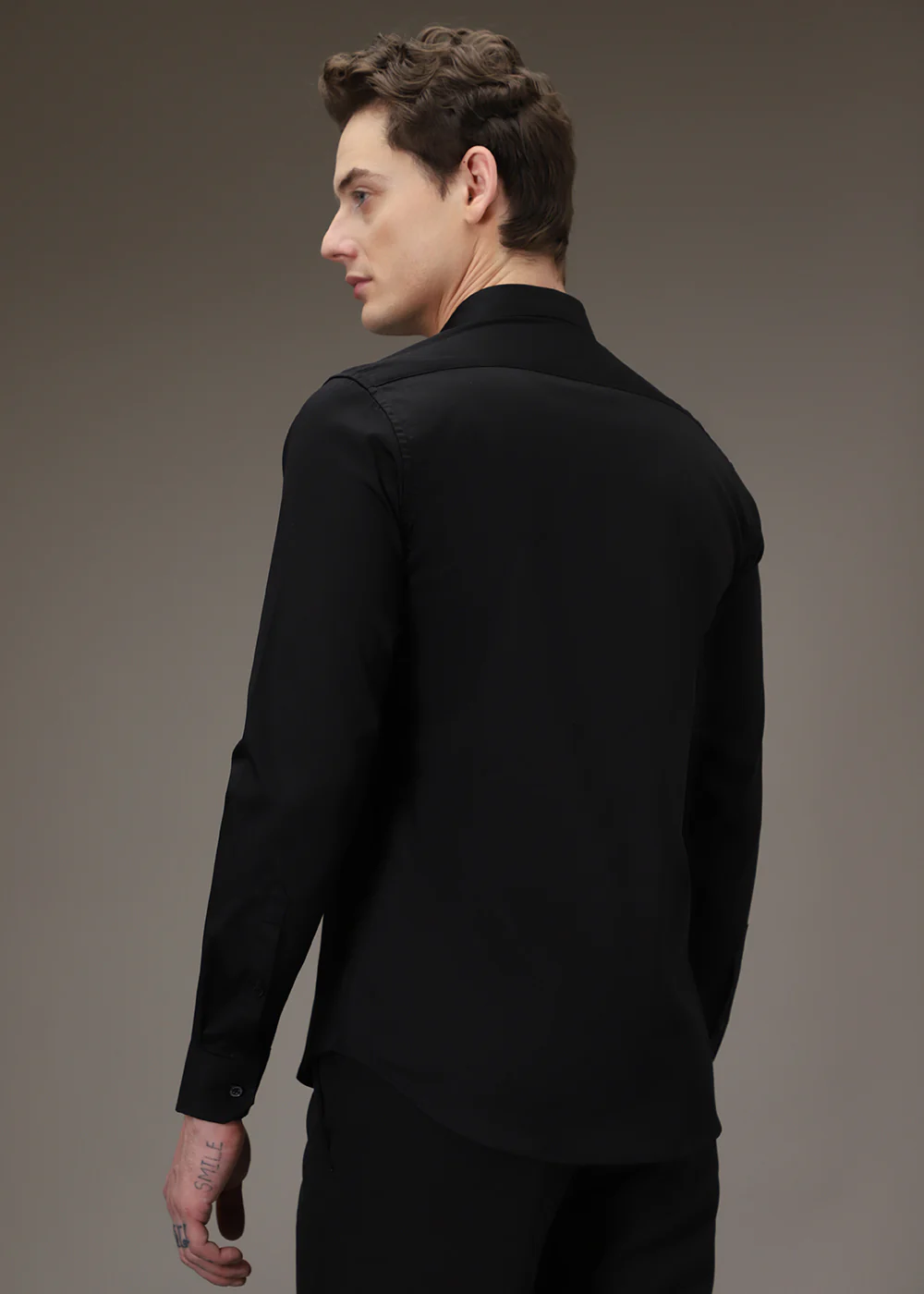 Tiger Stripe Black Designer Shirt - Image 4